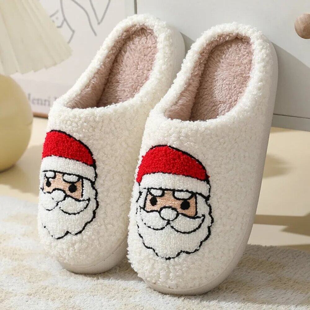 2/$30 NEW Christmas Santa Slippers - Picture 3 of 11